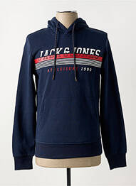 Hanorac cu glugă guler rotund albastru JACK & JONES homme