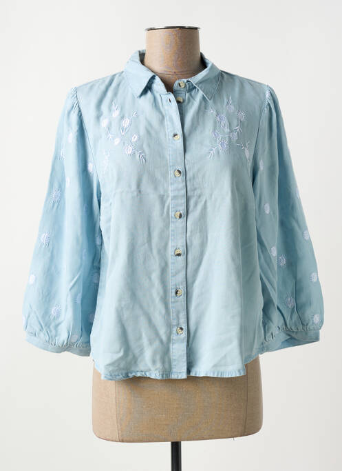 Cămașă albastru PIECES femeie