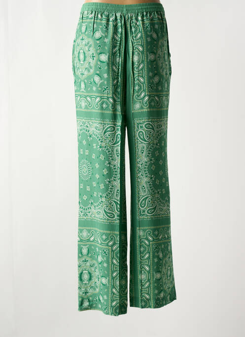 Pantalon larg verde TOMMY HILFIGER femeie