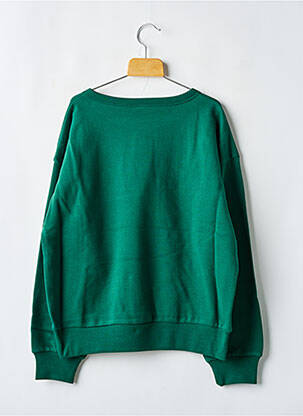 Hanorac guler rotund verde PETIT BATEAU băiat