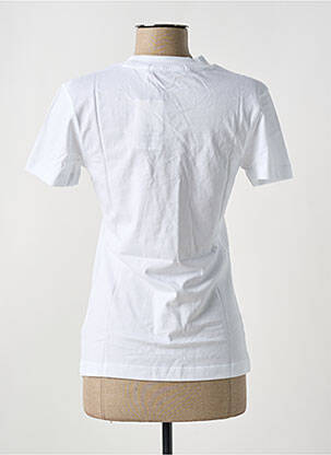Tricou guler rotund alb CALVIN KLEIN femeie
