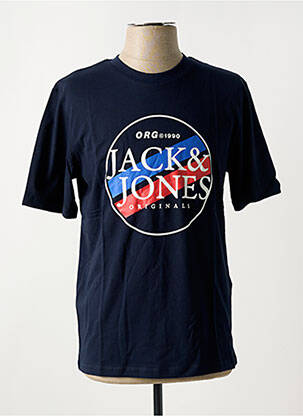 Tricou albastru JACK & JONES bărbat