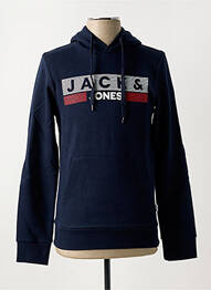 Hanorac cu glugă guler rotund albastru JACK & JONES homme