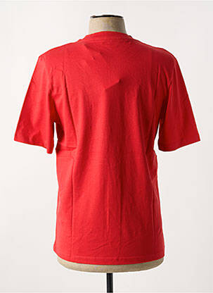 Tricou guler rotund roșu JACK & JONES bărbat