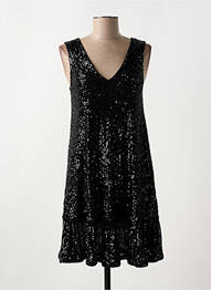 Rochie scurtă guler în v negru PIECES femme