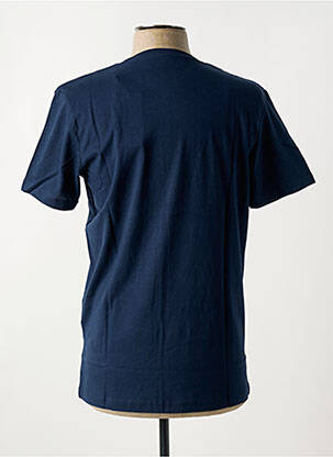 Tricou guler rotund albastru JACK & JONES bărbat
