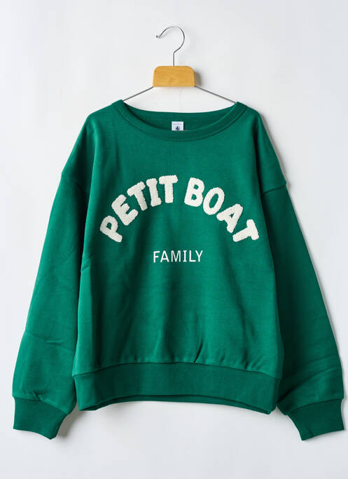 Hanorac verde PETIT BATEAU băiat