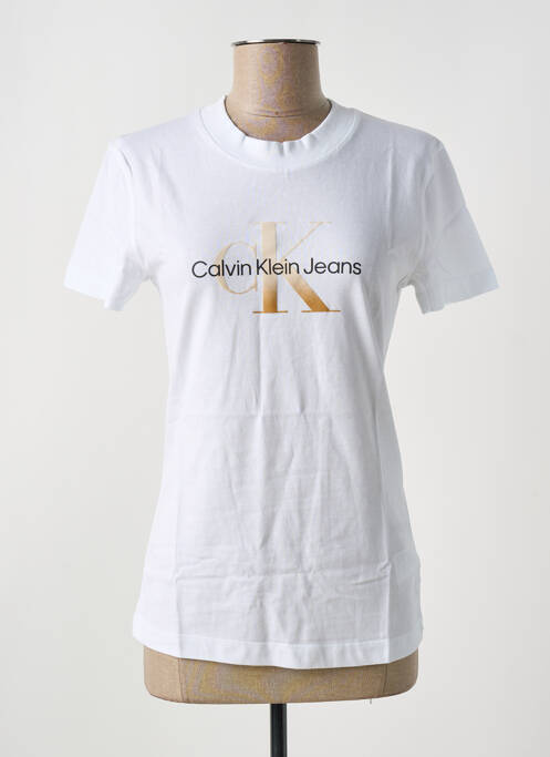 Tricou alb CALVIN KLEIN femeie