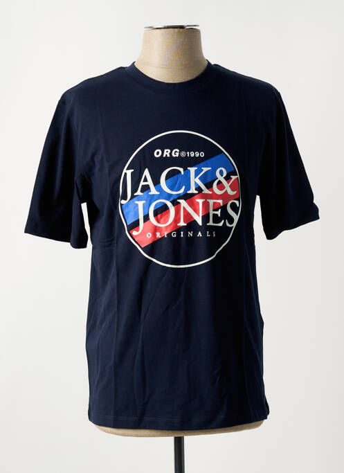 Tricou albastru JACK & JONES bărbat