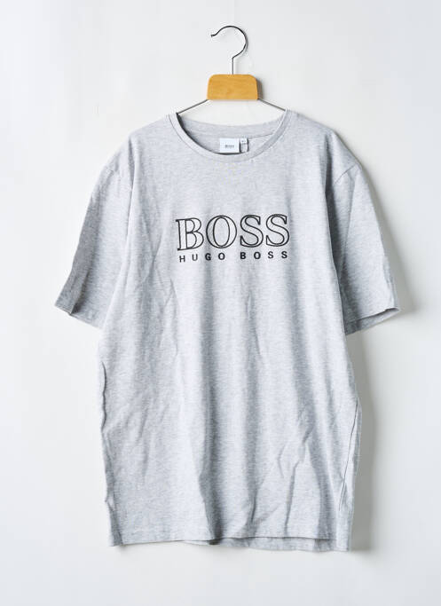 Tricou gri HUGO BOSS băiat