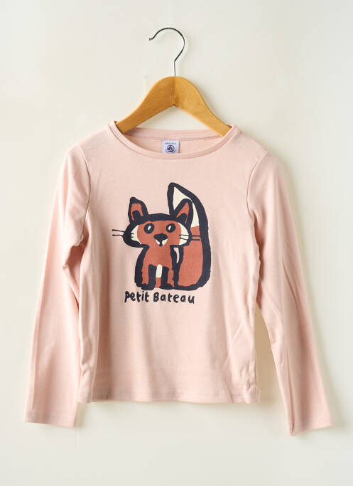 Tricou bej PETIT BATEAU fată