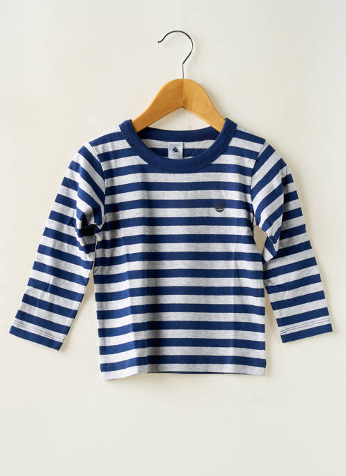Tricou albastru PETIT BATEAU băiat