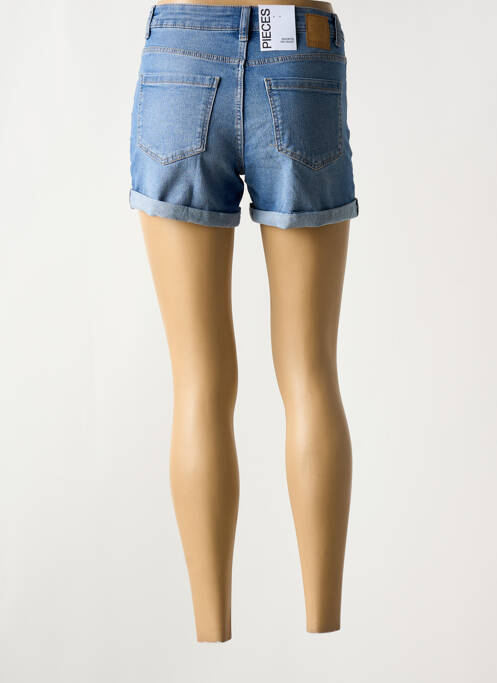 Șort albastru PIECES femeie