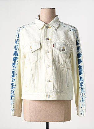 Jachetă de blugi bej LEVIS femeie