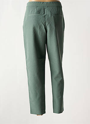 Pantalon slim verde VILA femeie