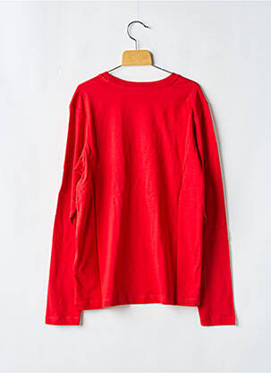 Tricou guler rotund roșu JACK & JONES băiat