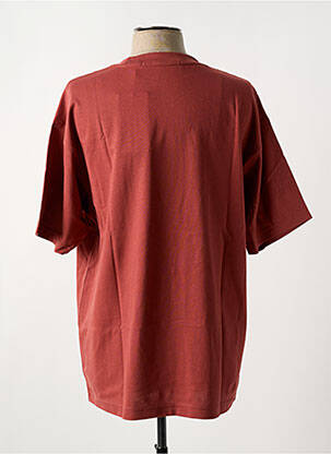 Tricou guler rotund roșu CALVIN KLEIN bărbat