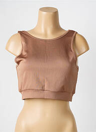 Top guler rotund maro NOISY MAY femme