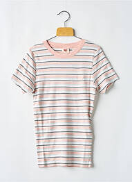 Tricou guler rotund roz LEVIS femme