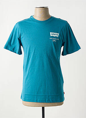 Tricou guler rotund verde LEVI'S bărbat