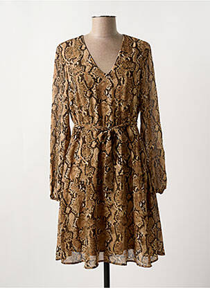 Rochie scurtă maro VILA femeie