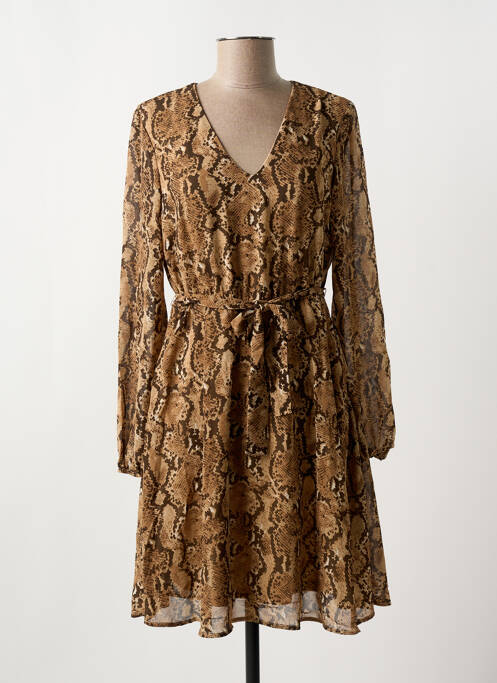 Rochie scurtă maro VILA femeie