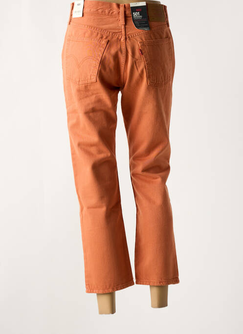 Blugi cu croială dreaptă portocaliu LEVIS femeie