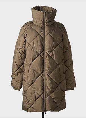 Geacă matlasată maro VILA femeie