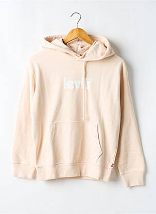 Hanorac cu glugă roz LEVIS femeie