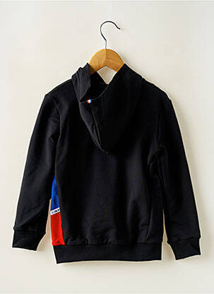 Hanorac cu glugă guler rotund negru LE COQ SPORTIF copil