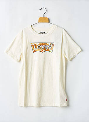 Tricou guler rotund bej LEVI'S băiat