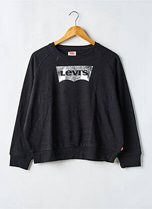Hanorac guler rotund negru LEVI'S fată