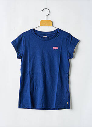 Tricou guler rotund albastru LEVI'S fată