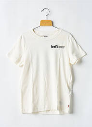 Tricou guler rotund alb LEVIS garcon