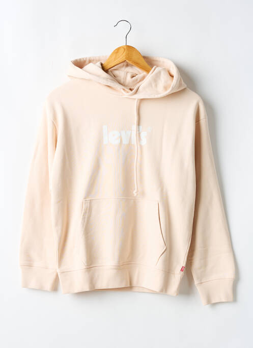 Hanorac cu glugă roz LEVIS femeie