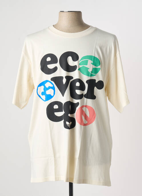 Tricou alb ADIDAS bărbat