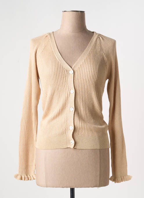 Vestă cu mâneci lungi bej VILA femeie