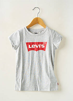 Tricou guler rotund gri LEVI'S fată