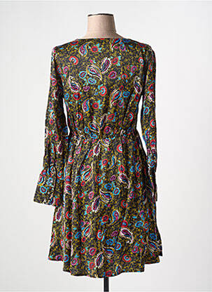 Rochie midi guler în v negru VILA femeie
