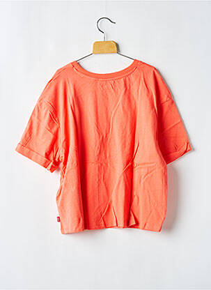 Tricou guler rotund portocalie LEVI'S fată