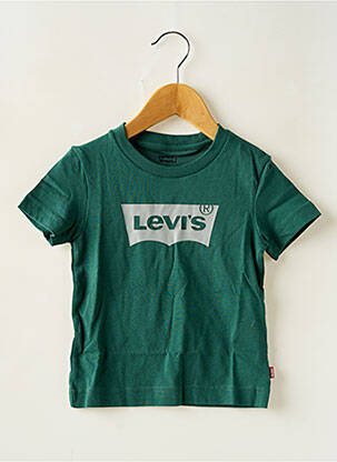 Tricou guler rotund verde LEVI'S băiat