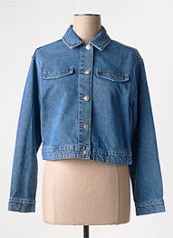 Jachete casual guler rotund albastru PIECES femme