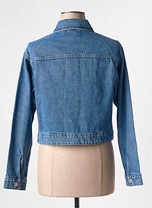 Jachete casual guler rotund albastru PIECES femeie