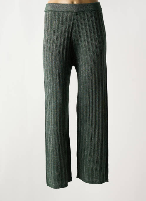 Pantalon drept verde VILA femeie
