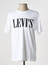 Tricou guler rotund alb LEVIS bărbat