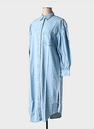 Rochie midi guler în v albastru LEVI'S femeie