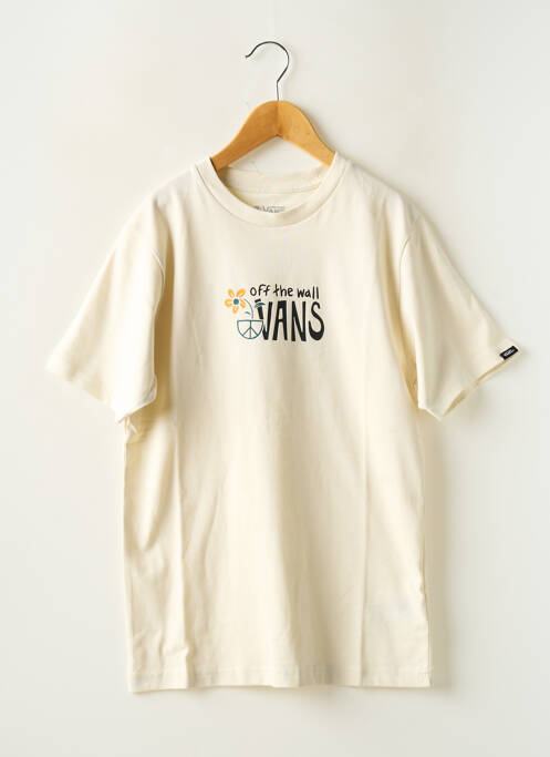 Tricou alb VANS băiat