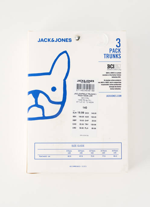 Boxer gri JACK & JONES băiat