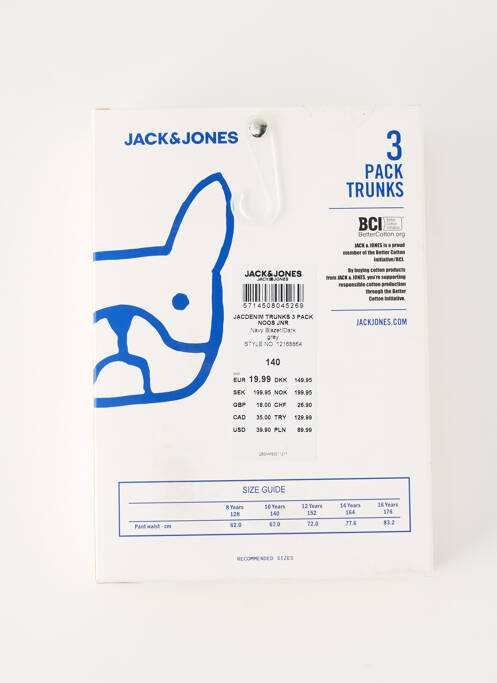 Boxer albastru JACK & JONES băiat
