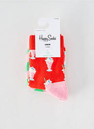 Șosete roz HAPPY SOCKS enfant